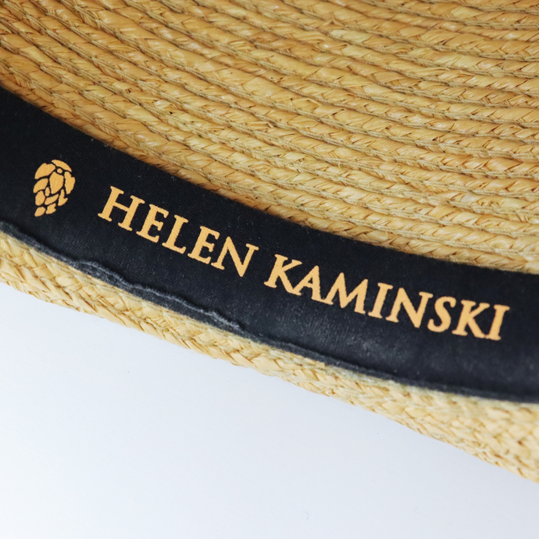 HELEN KAMINSKI(ヘレンカミンスキー)のヘレンカミンスキー HELEN KAMINSKI Newport SB リボン ラフィアハット/ナチュラル×ブラック【2400013515221】 レディースの帽子(ハット)の商品写真