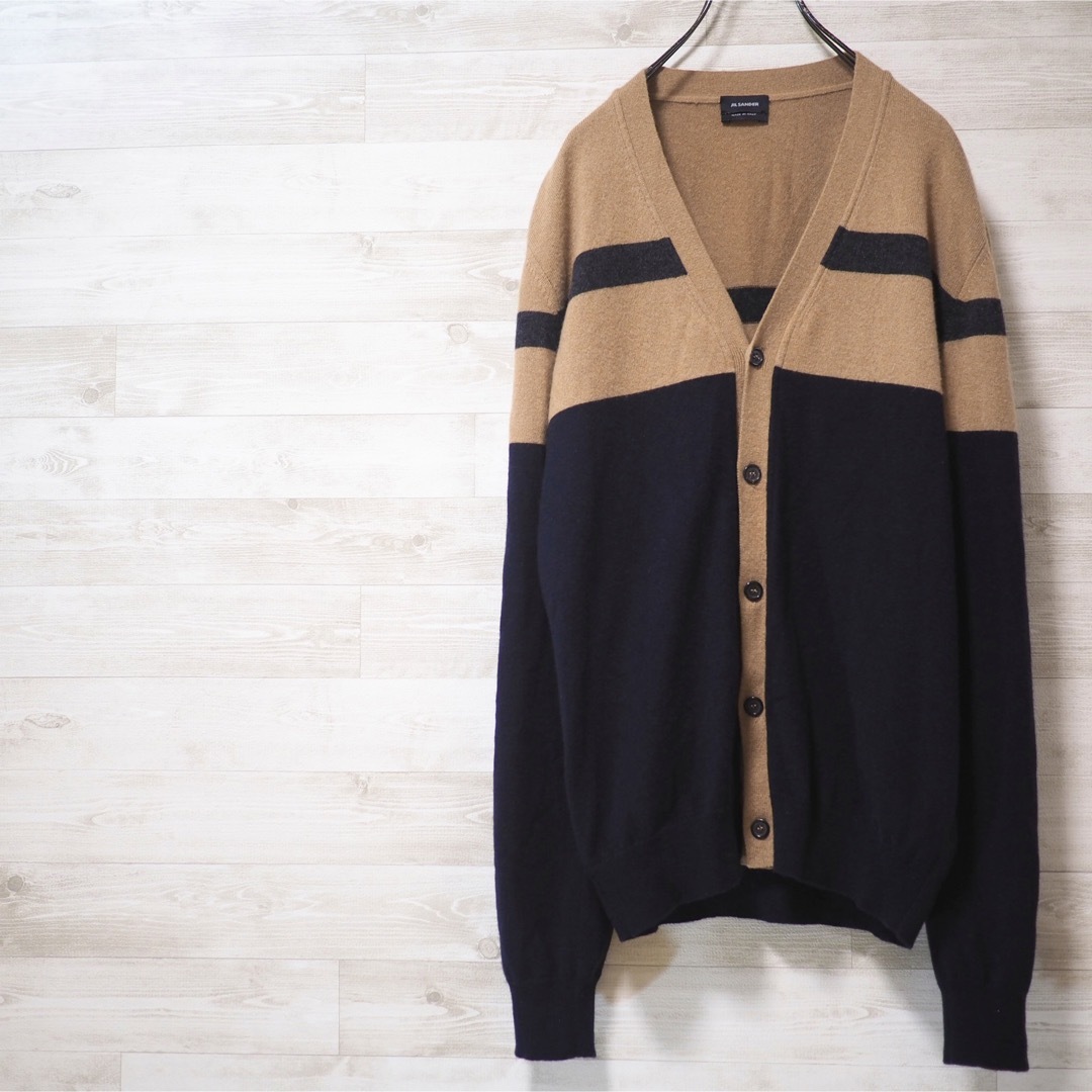Jil Sander - JIL SANDER 14AW 切替デザインカーディガン-46の通販 by