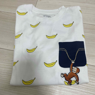 グラニフ(Design Tshirts Store graniph)のグラニフ　おさるのジョージ　半袖Tシャツ　130(Tシャツ/カットソー)