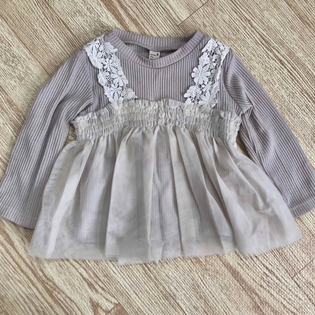 petit main(プティマイン)の⭐️3点セット⭐️80センチ　petit main等　女の子　長袖 キッズ/ベビー/マタニティのベビー服(~85cm)(シャツ/カットソー)の商品写真