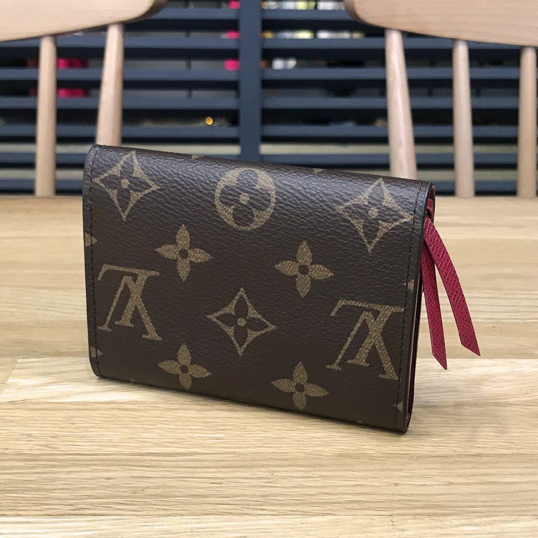 LOUIS VUITTON ルイヴィトン　ミニ財布　ポルトモネ・ロザリ　ピンク