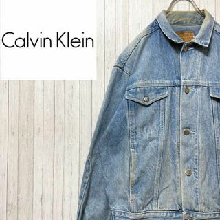 カルバンクライン(Calvin Klein)のカルバンクライン　Gジャン　デニムジャケット　ジーンズ　ブルー　アウター　M(Gジャン/デニムジャケット)