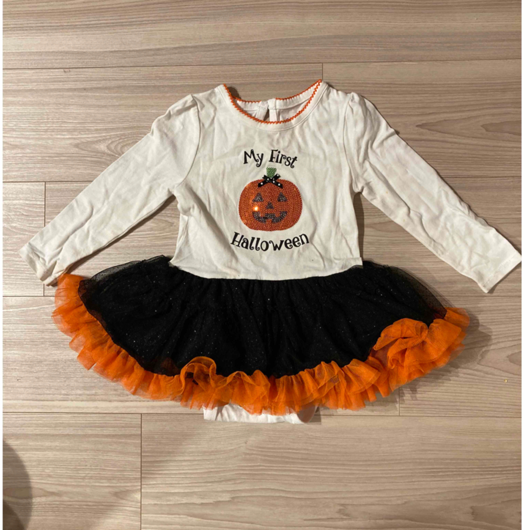 ハロウィン　ドレス　ベビー　80 かぼちゃ