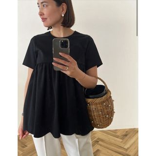 ohga スカラップT ブラック SCALLOP TEEの通販 by .|ラクマ