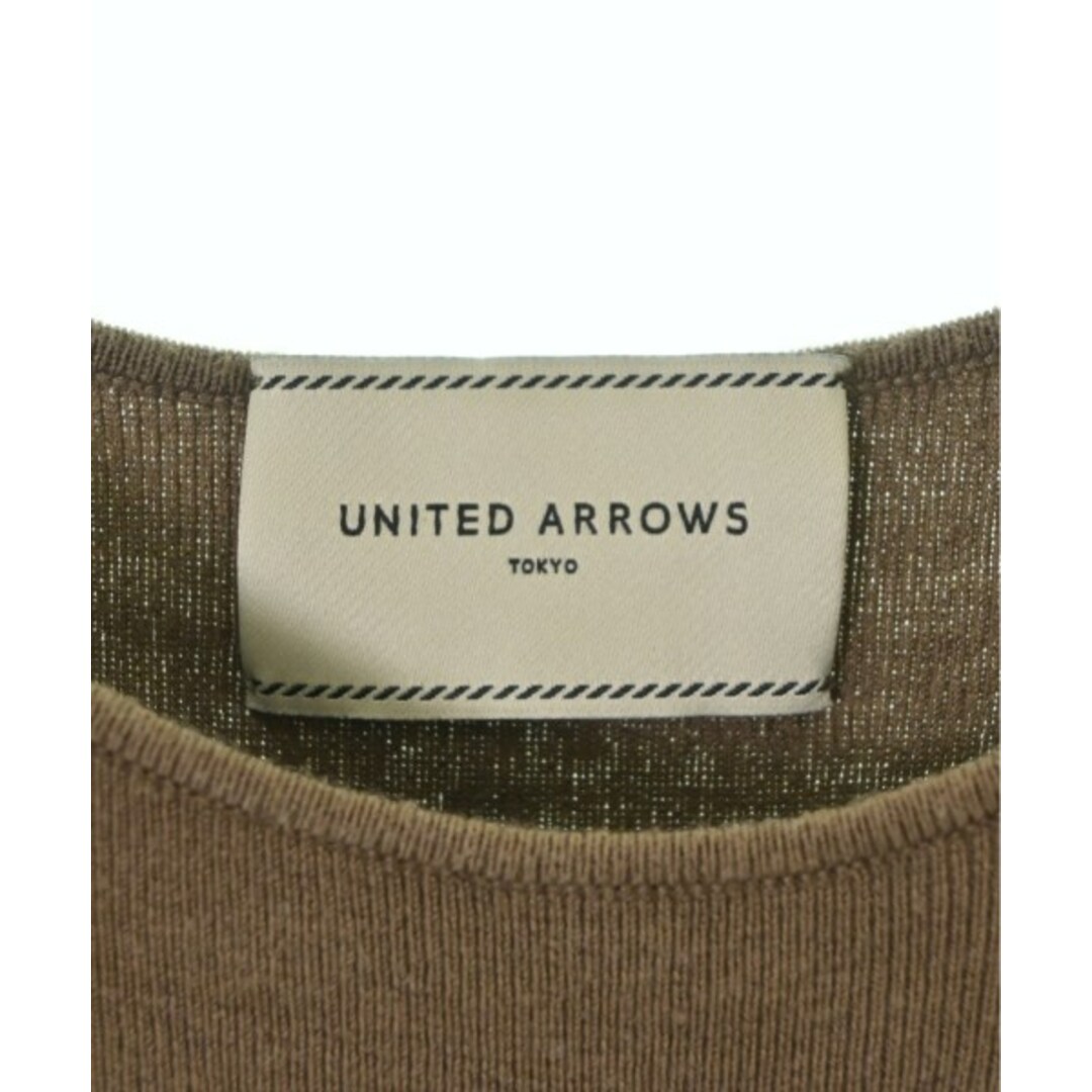 UNITED ARROWS(ユナイテッドアローズ)のUNITED ARROWS ニット・セーター -(XS位) 茶 【古着】【中古】 レディースのトップス(ニット/セーター)の商品写真