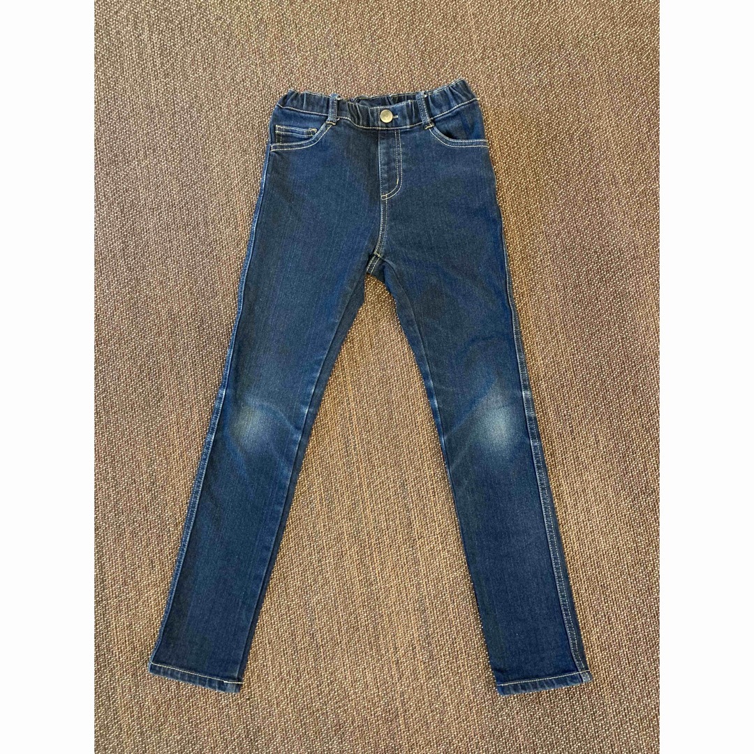 Branshes(ブランシェス)のブランジェスbranshes デニムパンツ130 キッズ/ベビー/マタニティのキッズ服女の子用(90cm~)(パンツ/スパッツ)の商品写真