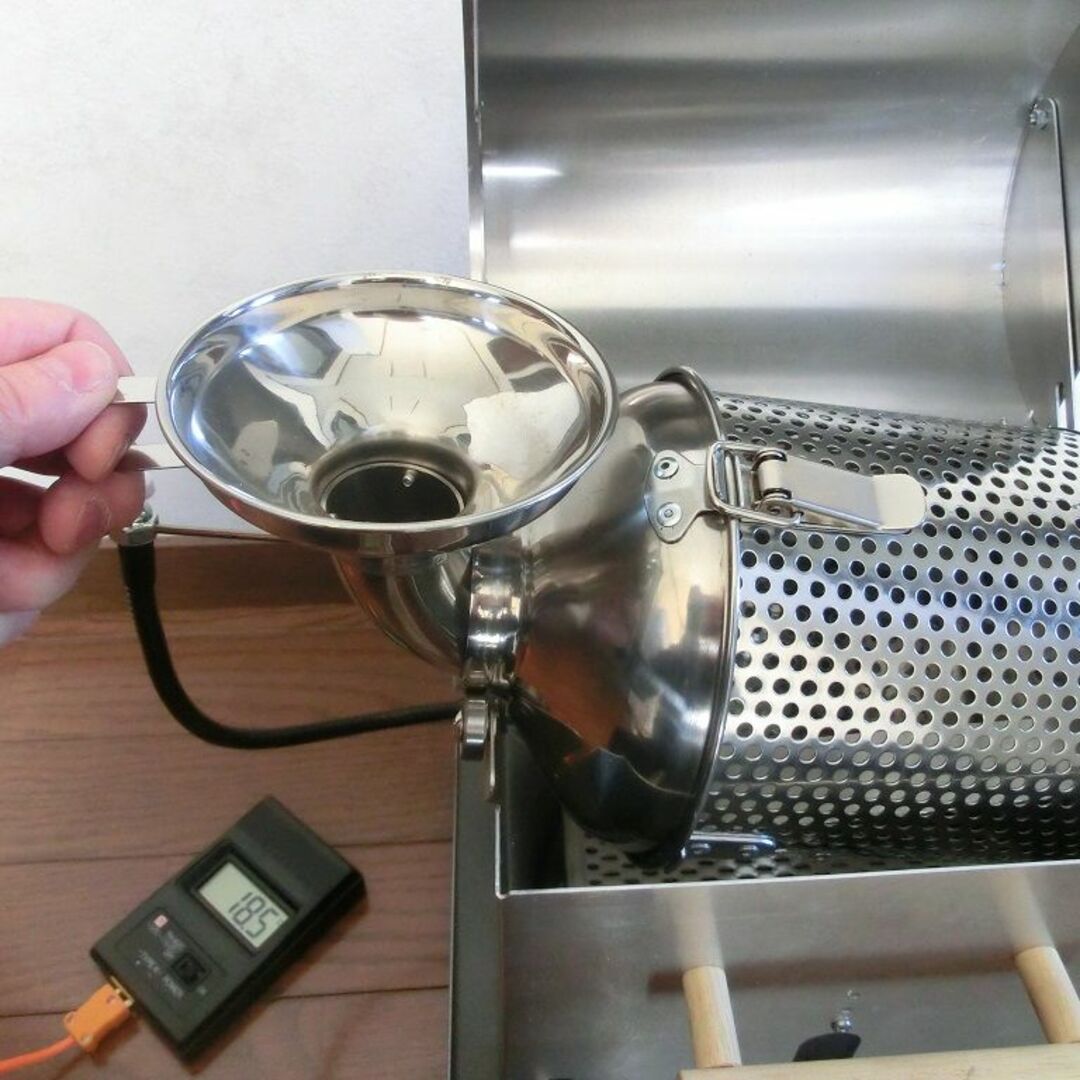 自家焙煎機基本セット （電動回転式パンチングポット型焙煎機）
