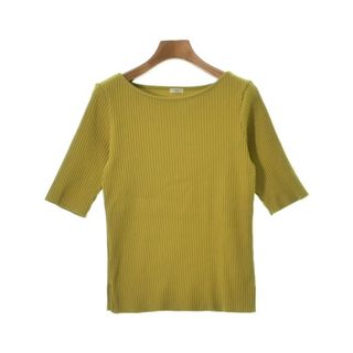 イエナ(IENA)のIENA イエナ Tシャツ・カットソー -(XS位) 黄緑 【古着】【中古】(カットソー(半袖/袖なし))