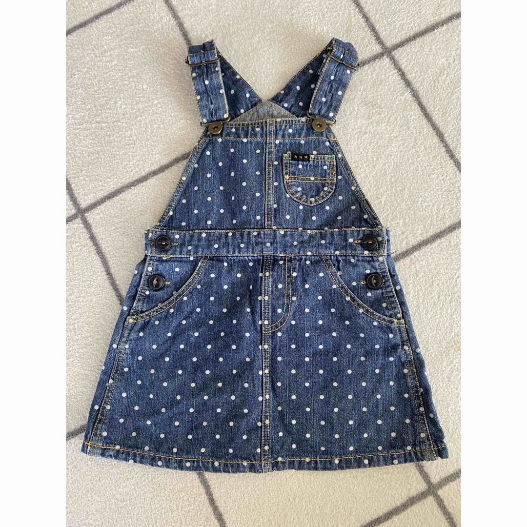 F.O.KIDS(エフオーキッズ)のジャンパースカート キッズ/ベビー/マタニティのキッズ服女の子用(90cm~)(スカート)の商品写真