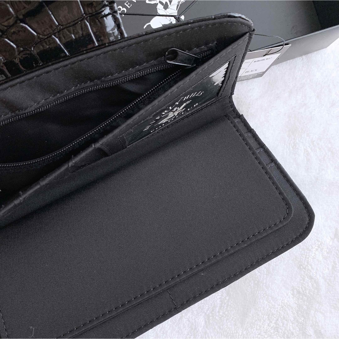 【新品】BHPC ビバリーヒルズポロクラブ レディースロングウォレット 長財布黒