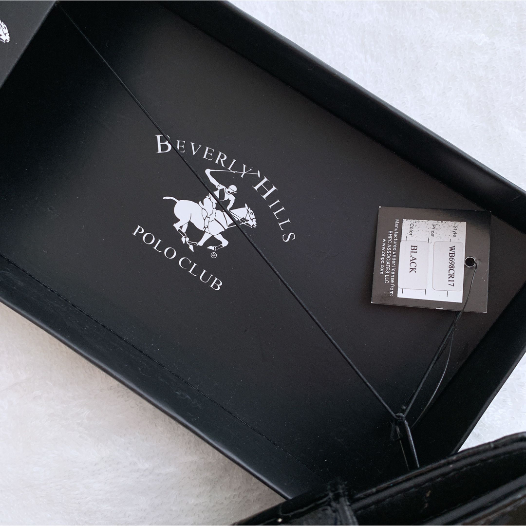 【新品】BHPC ビバリーヒルズポロクラブ レディースロングウォレット 長財布黒
