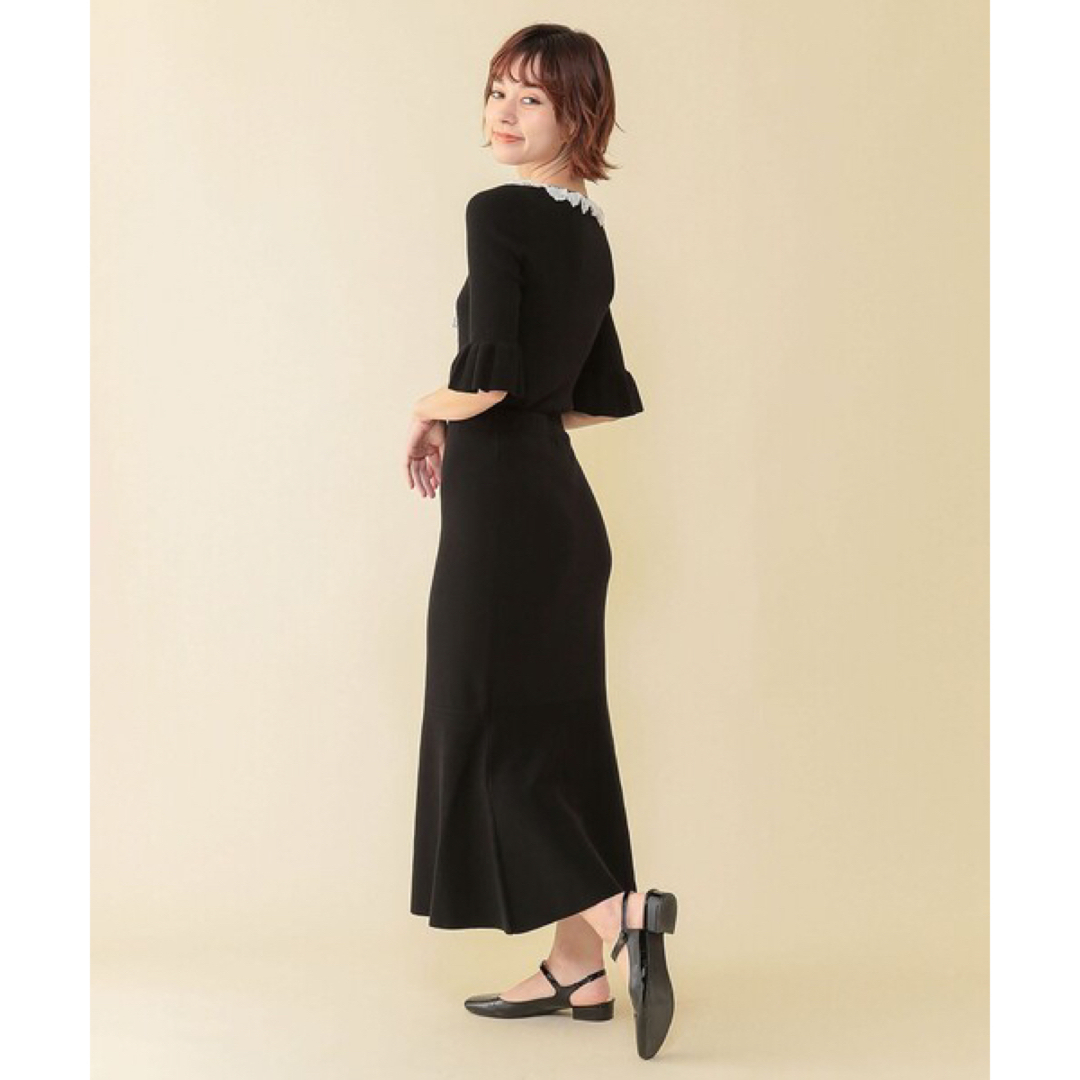 daicy デイシー ケミカルレースニットセットアップワンピース