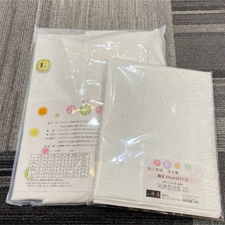 替袖付き衿秀 き楽っく長襦袢 袷用 Lサイズ/替袖むじな菊の通販