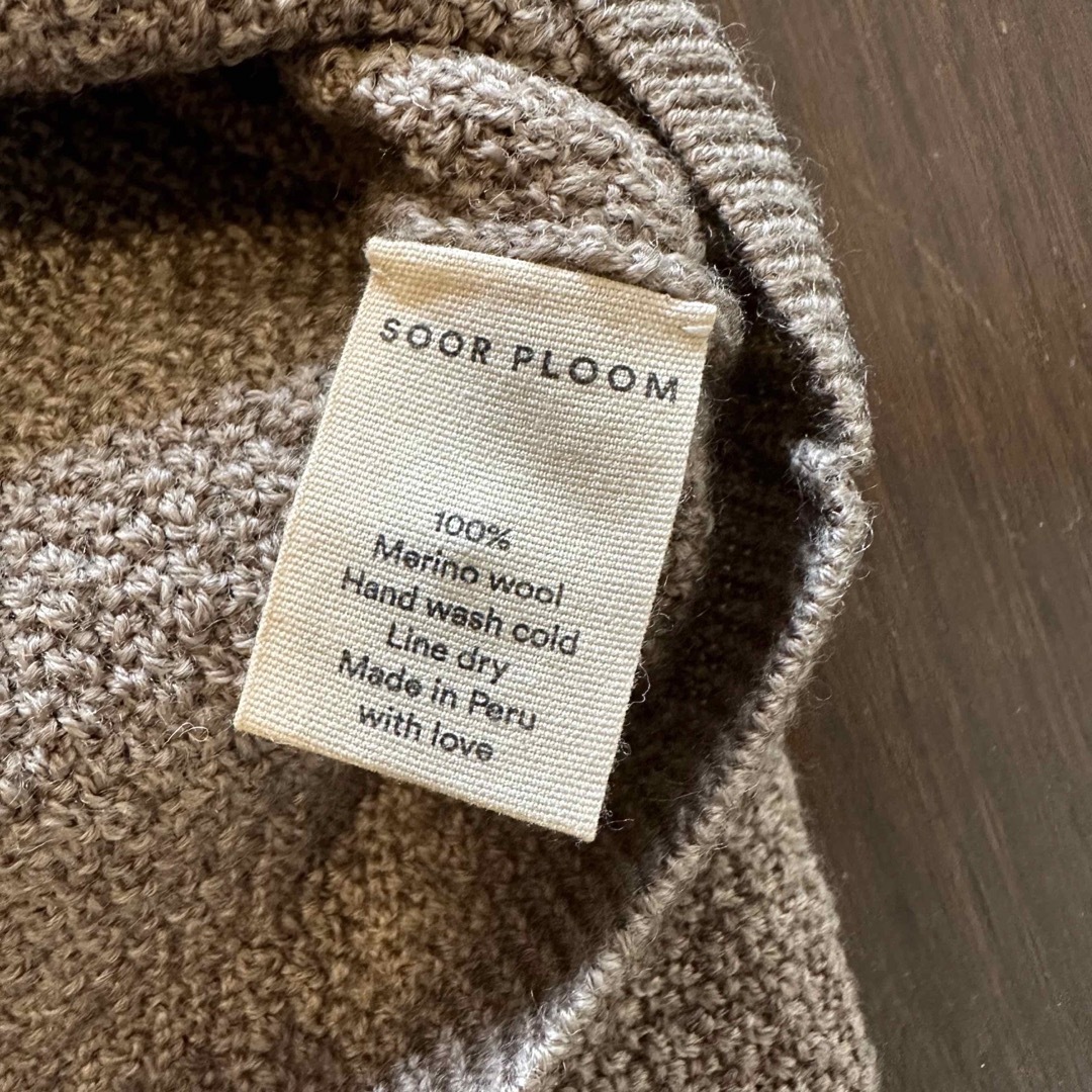 soor ploom agnes sweater flax 4yキッズ/ベビー/マタニティ