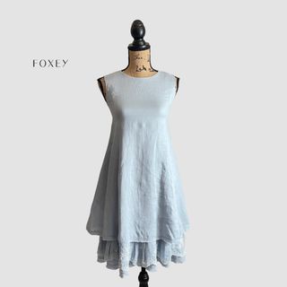 フォクシー(FOXEY)のFOXEY フォクシー  ワンピース サマードリーム ソフィーブルー(ひざ丈ワンピース)