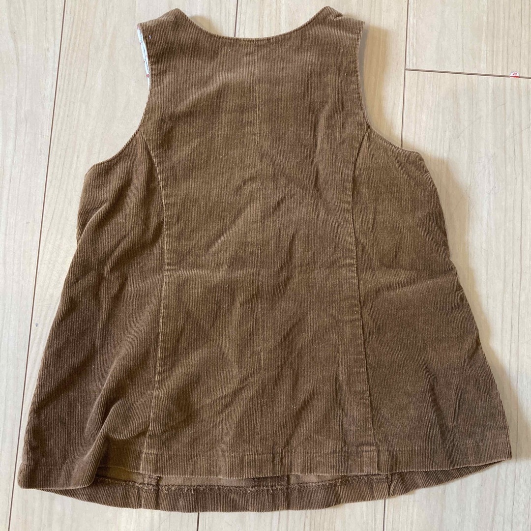 ミキハウス　ジャンパースカート キッズ/ベビー/マタニティのベビー服(~85cm)(ワンピース)の商品写真