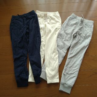 ユニクロ(UNIQLO)のユニクロ   キッズXL  裏起毛スウェット3枚(パンツ/スパッツ)