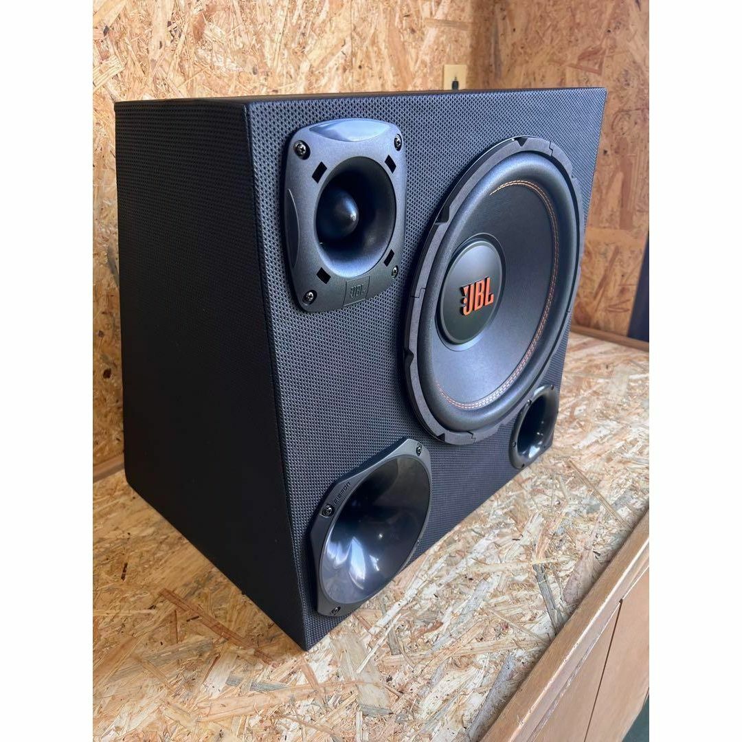 2個セットJBL サブウーファー 12インチウーハーボックス3WAY 外向き 2個セットJBL サブウーファー 12インチウーハーボックス3WAY 外向き