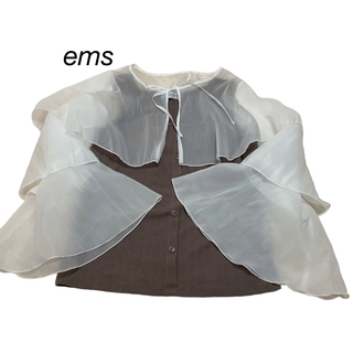 EMS - ems フリルボレロ フリーサイズ
