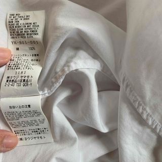 y'sヨウジヤマモト ブラウス シャツ 白