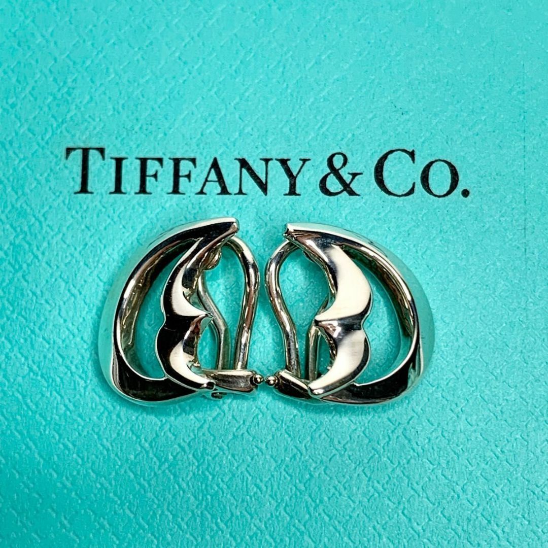 Tiffany & Co.(ティファニー)のTIFFANY&Co. ティファニー 三日月 ムーン イヤリング シルバー925 レディースのアクセサリー(イヤリング)の商品写真