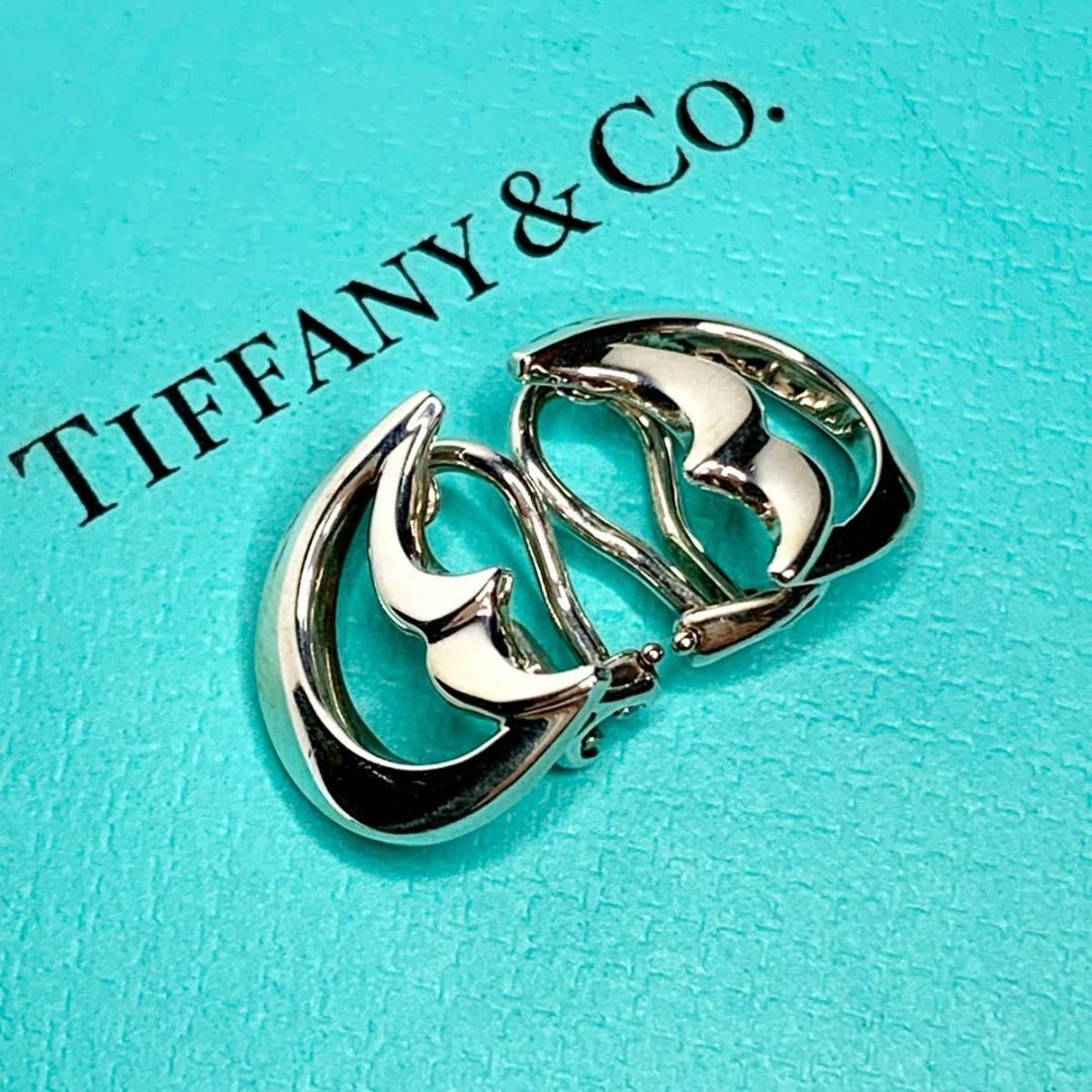 Tiffany & Co.(ティファニー)のTIFFANY&Co. ティファニー 三日月 ムーン イヤリング シルバー925 レディースのアクセサリー(イヤリング)の商品写真