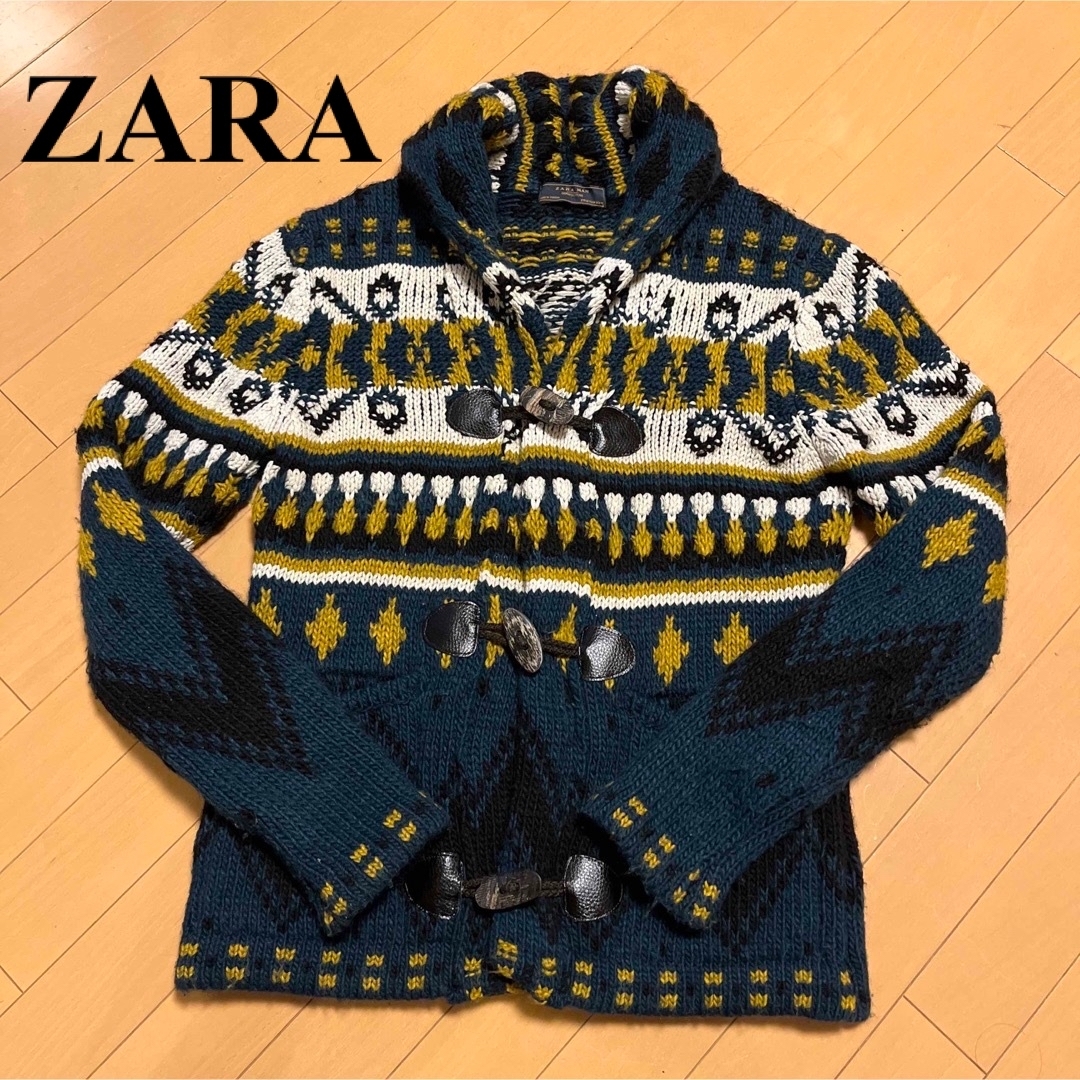 ザラ ZARA MAN ニット カーディガン Mサイズ