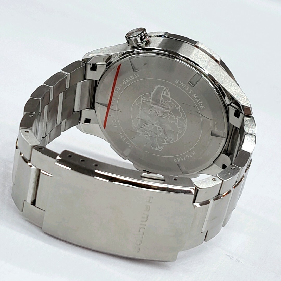 Hamilton(ハミルトン)のハミルトン カーキ アビエーション ワールドタイマー クロノ H767140 メンズの時計(腕時計(アナログ))の商品写真