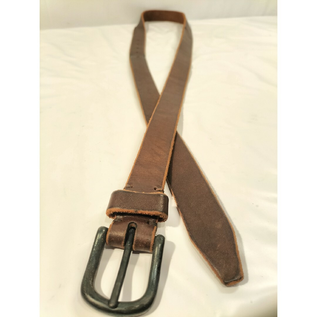 極美品】Broe&Co 高級レザーベルト 厚牛革 16500円 86~96㌢の通販 by ...