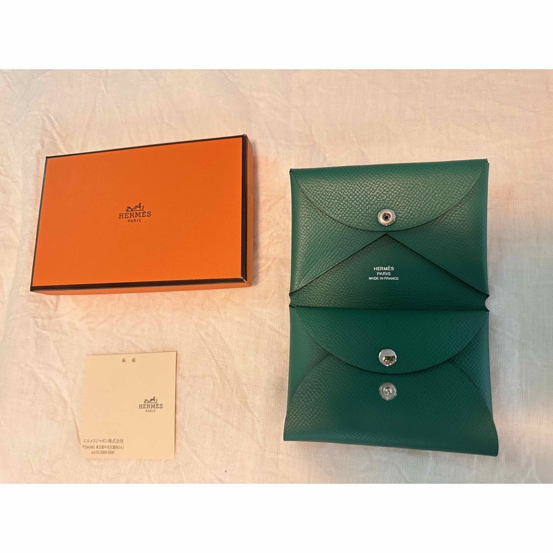 HERMES エルメス カードケース カルヴィデュオ 新販売 コインケース