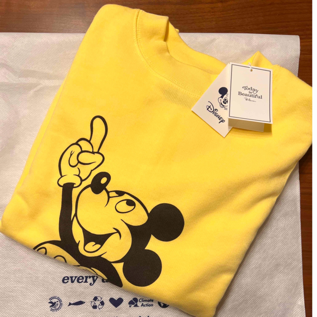 Ron Herman(ロンハーマン)のRH Vintage Mickey Sweat Shirt yellow S レディースのトップス(トレーナー/スウェット)の商品写真