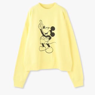 ロンハーマン(Ron Herman)のRH Vintage Mickey Sweat Shirt yellow S(トレーナー/スウェット)