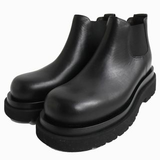 BOTTEGA VENETA/ボッテガヴェネタ　ザ タイヤ　サイドゴアショートブーツ　630281　サイズ：43　カラー：ブラック/クリア【USED】【230424】【yast】