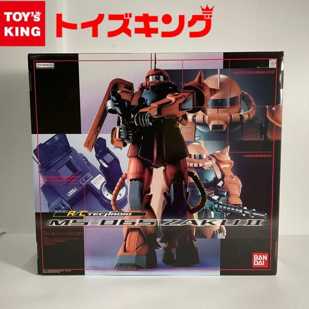 BANDAI/バンダイ RC テックロイド 機動戦士ガンダム MS-06S シャア専用 ZAKU ?/ザク 2 ラジコン 色彩済み半完成組み立てキット