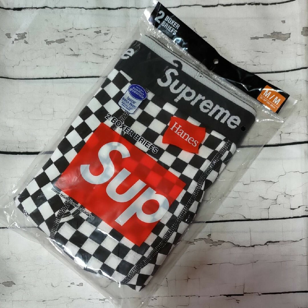 シュプリーム SUPREME ボクサーパンツ 2枚セット Mサイズ 新品未使用