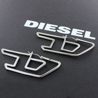 ディーゼル(DIESEL)のディーゼル ピアス メンズ ブランド おしゃれ 大きい 大きめ 両耳ピアス ステンレス フープピアス 結婚式 記念日 プレゼント ギフト 贈り物 男性 プレゼント 父親 誕生日プレゼント DIESEL(ピアス(両耳用))