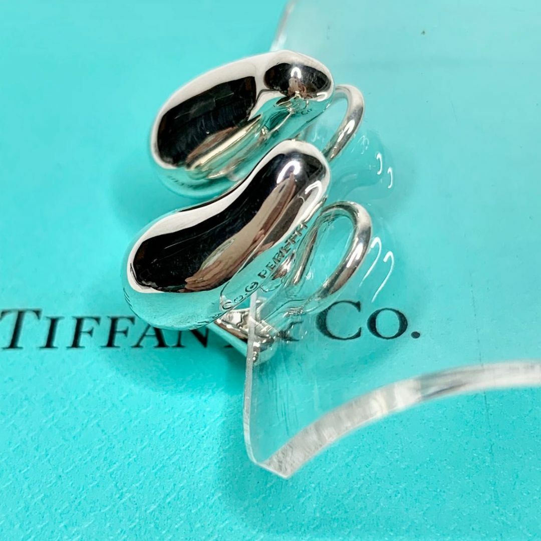 【美品】TIFFANY\u0026Co. ラージ ティアドロップ イヤリング シルバー購入元