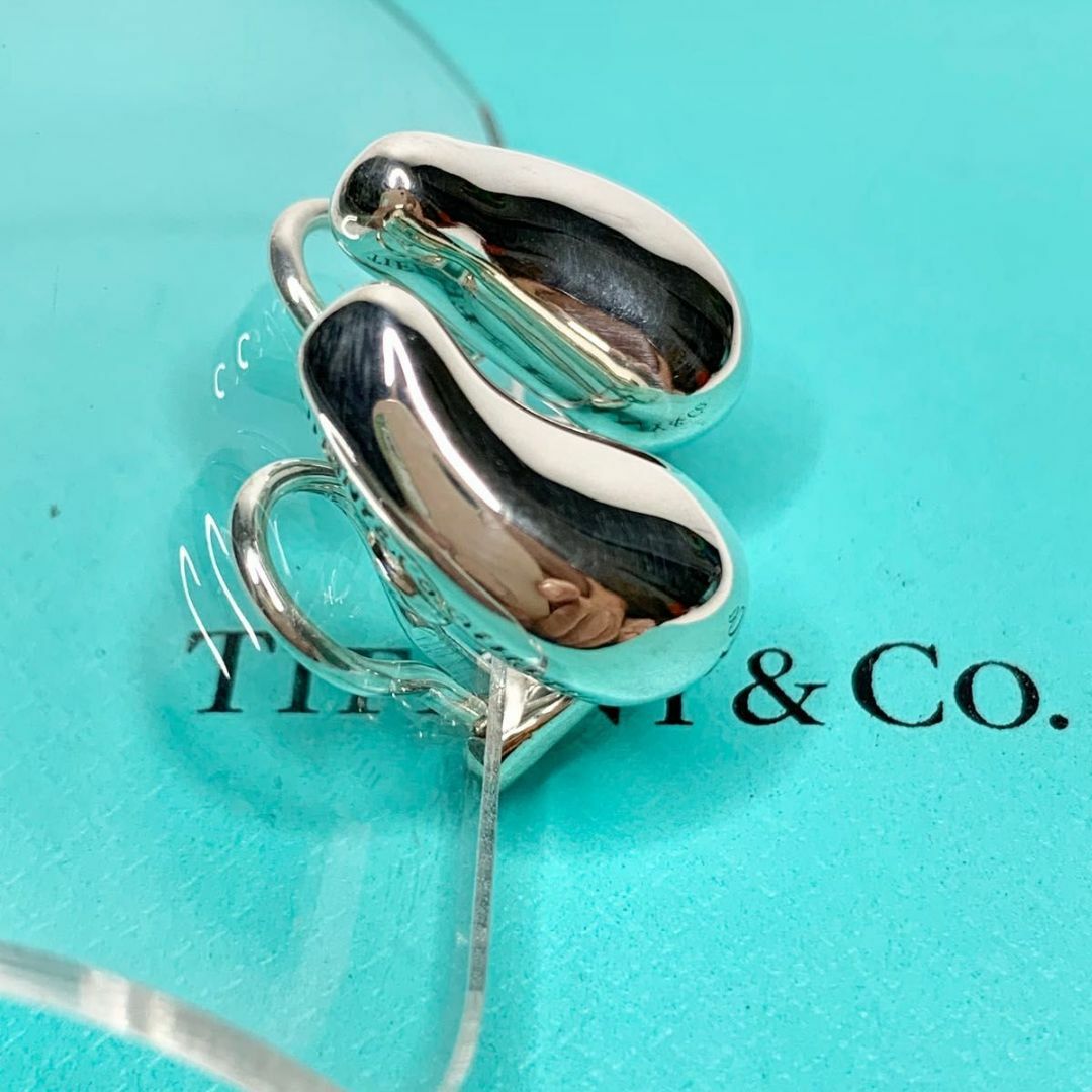 【美品】TIFFANY\u0026Co. ラージ ティアドロップ イヤリング シルバー