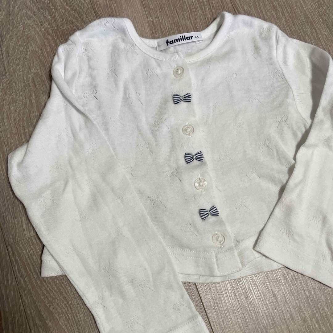 familiar - familiar カーディガン 90センチの通販 by ぷに's shop
