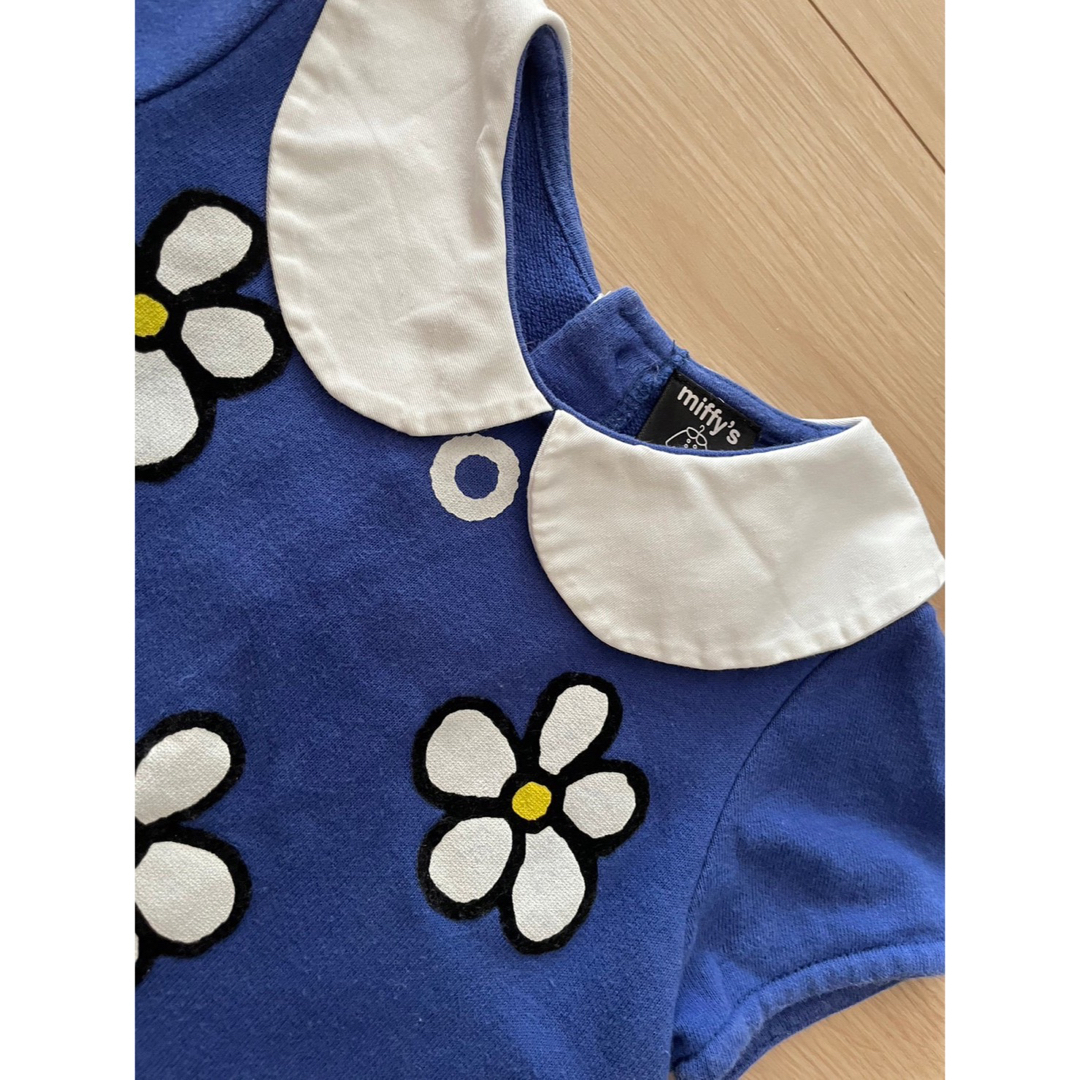 miffy(ミッフィー)のミッフィー 花柄 ワンピース キッズ/ベビー/マタニティのキッズ服女の子用(90cm~)(ワンピース)の商品写真