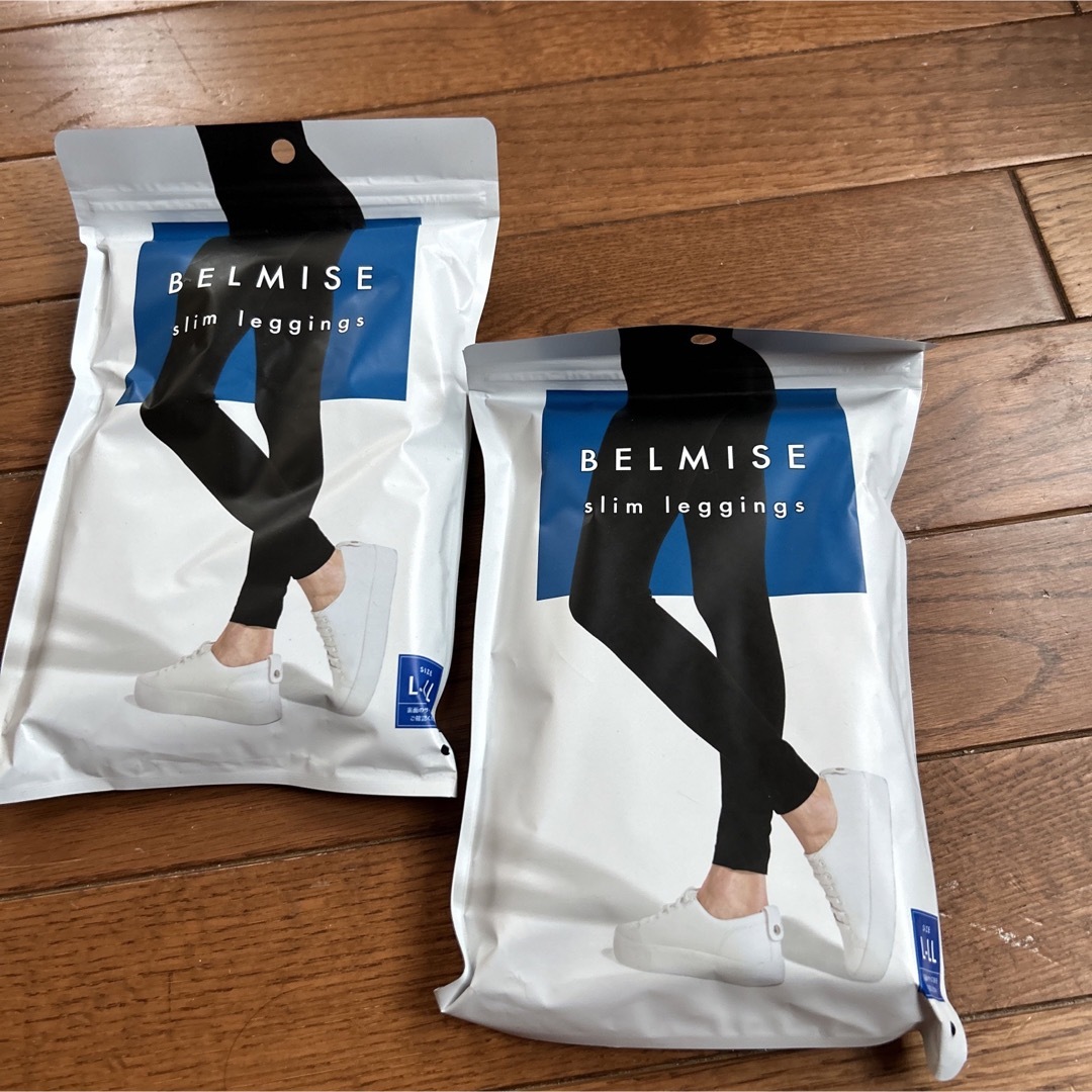 新品〕2枚セット BELMISE ベルミス スリムレギンス L LL サイズの通販