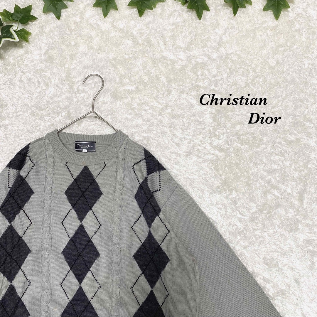 Christian Dior☆クリスチャンディオール デザインニット／セーター