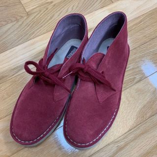 クラークス(Clarks)のクラークス　ハイカットスニーカー　赤(スニーカー)