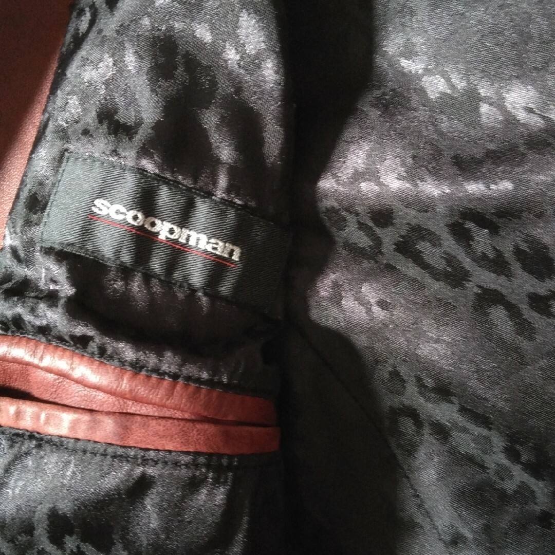 SCOOPMAN 羊革  2Bテーラード　ラムレザー メンズのジャケット/アウター(レザージャケット)の商品写真
