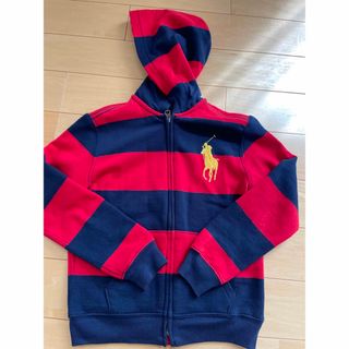 ポロラルフローレン(POLO RALPH LAUREN)のポロラルフローレン　キッズ　130cm フード付きパーカー　美品(ジャケット/上着)