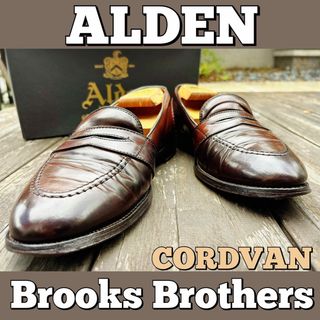 ブルックスブラザース(Brooks Brothers)の★コードバン★オールデン/ALDEN/ペニーローファー/コインローファー/10(ドレス/ビジネス)