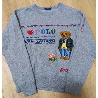 ポロラルフローレン(POLO RALPH LAUREN)の成約　RALPH LAUREN　ポロ　ラルフローレン　ベア　トレーナー　刺繍(トレーナー/スウェット)