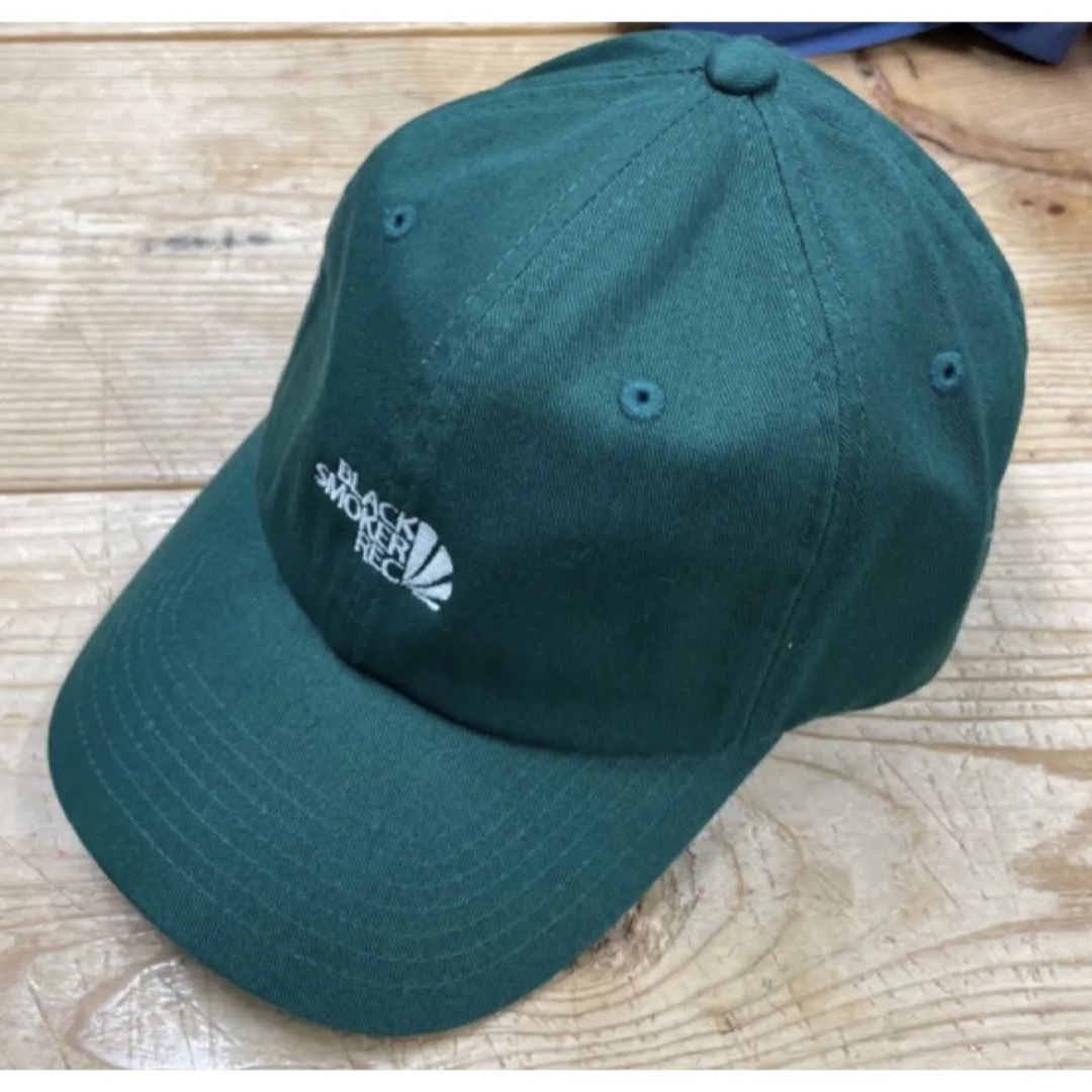 【値引不可】BLACK SMOKER BLACKFACE CAP グリーン