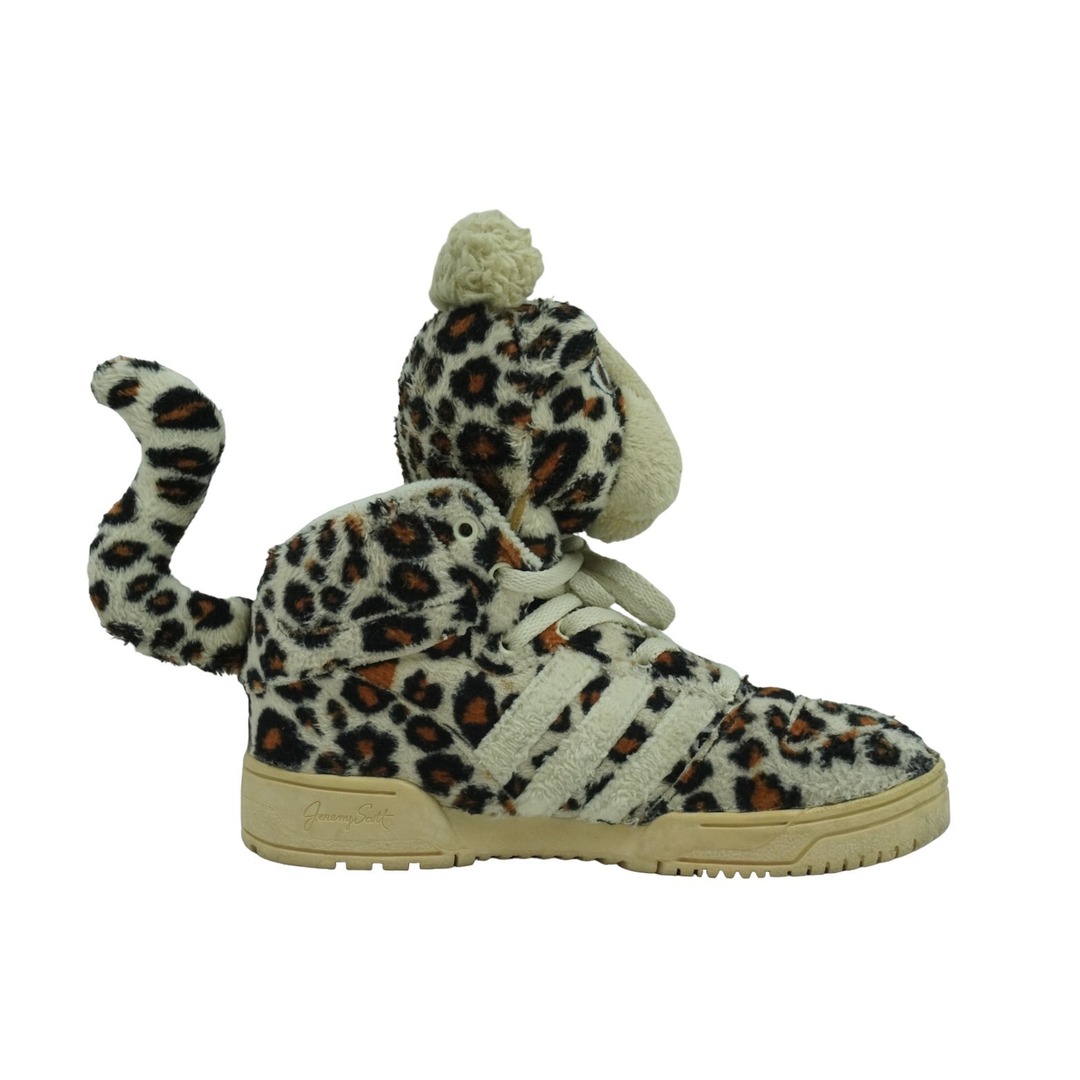 adidas アディダス JEREMY SCOTT ジェレミースコット スニーカー JS LEOPARD I レオパード柄 14CM V24578 美品  55255