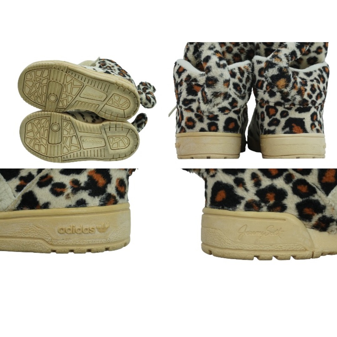 adidas アディダス JEREMY SCOTT ジェレミースコット スニーカー JS LEOPARD I レオパード柄 14CM V24578 美品  55255